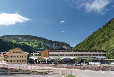 Neubau und Sanierung Hotel Sonne, Mellau